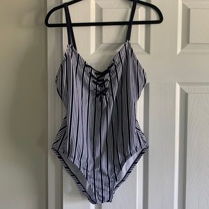 Nautica brand one piece swim suit